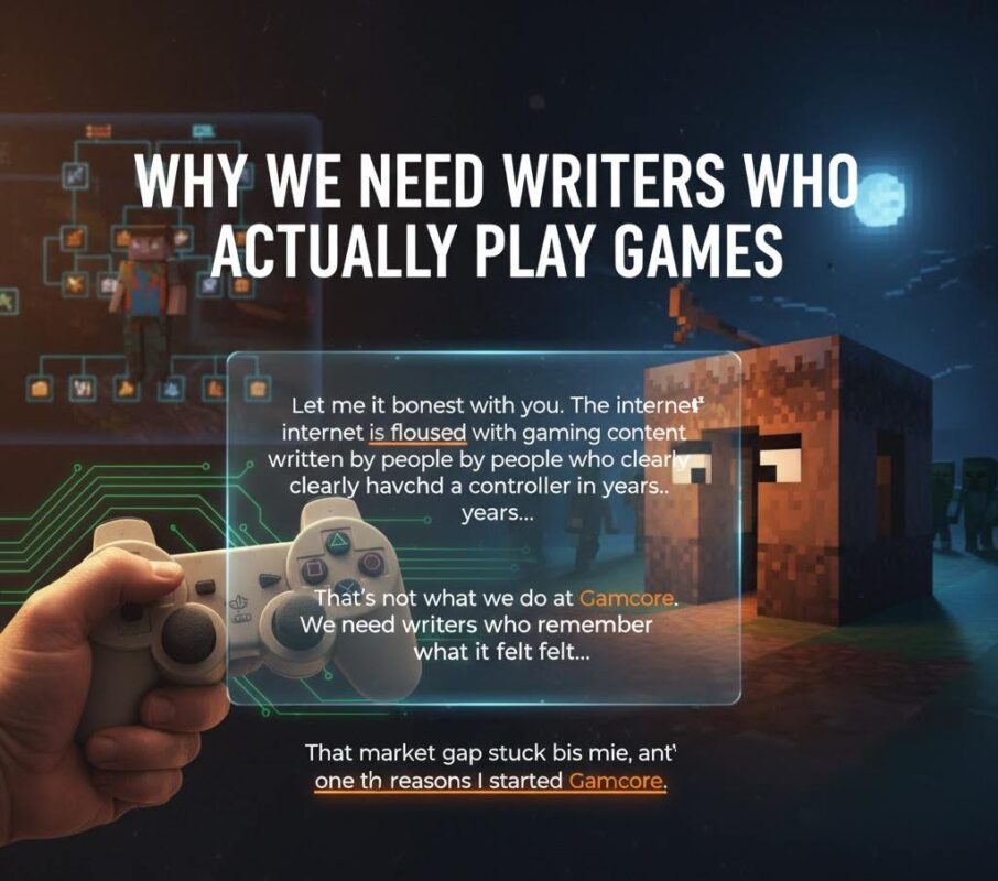 Why We Need Writers Who Actually Play Games