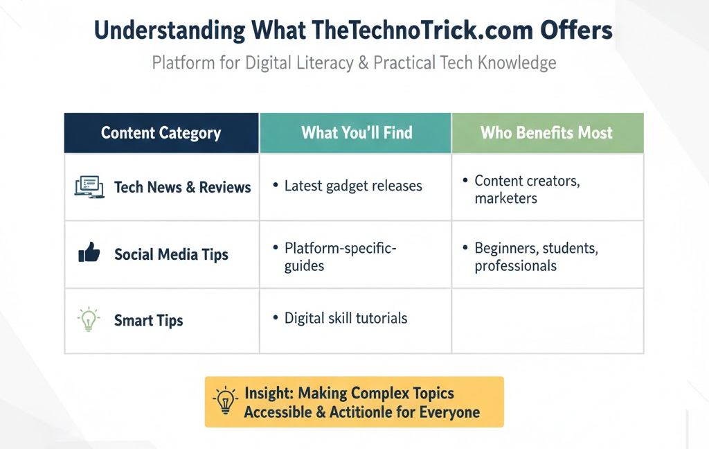 Understanding What TheTechnoTrick Com Offers