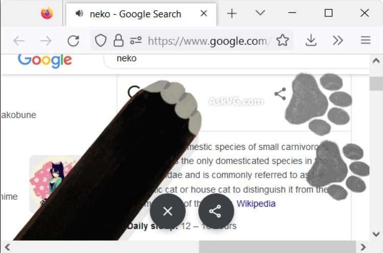 Google Search askew easter egg showing the tilted page layout