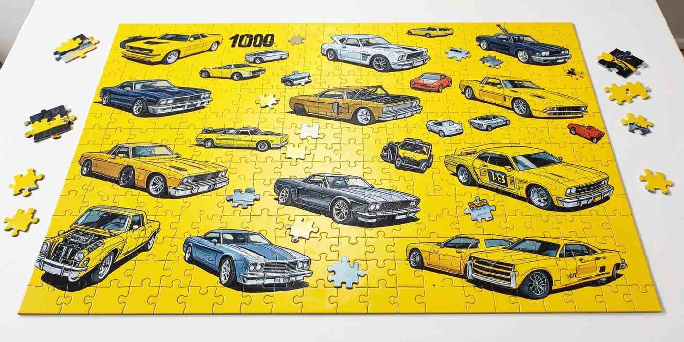 Ecklers Daytona Yellow Zeta 1000-piece puzzle