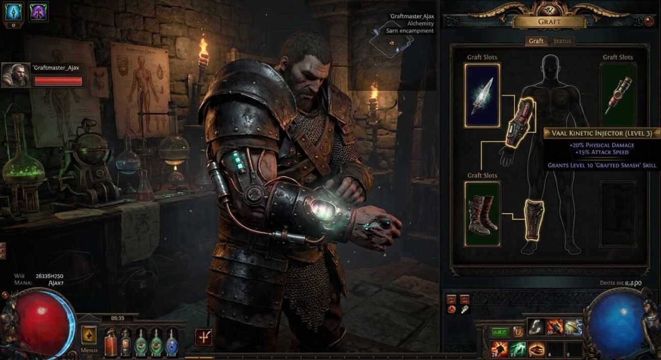 PoE 1 Keepers of the Flame Grafts