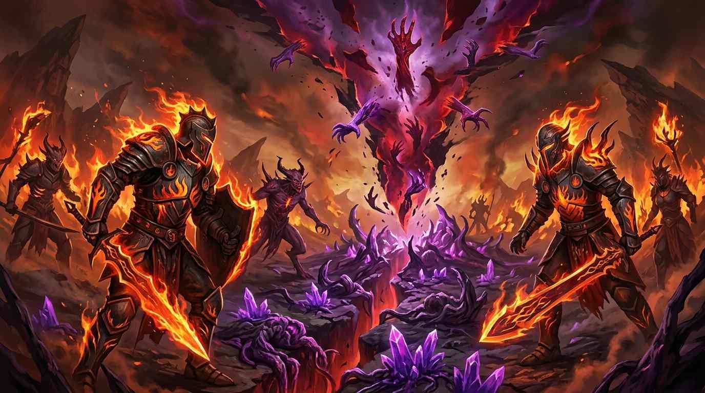 PoE 1 Keepers of the Flame league artwork